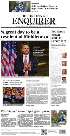 Cover of The Cincinnati Enquirer