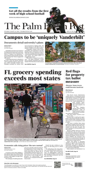 Cover of The Palm Beach Post