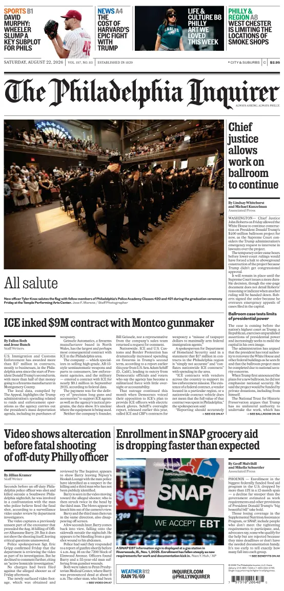 Cover of The Philadelphia Inquirer (South Jersey edition)