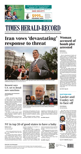 Cover of Times Herald-Record