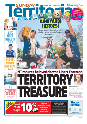 Cover of Sunday Territorian