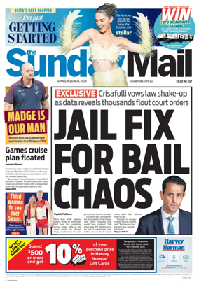 Cover of The Courier-Mail