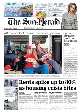 Cover of The Sydney Morning Herald