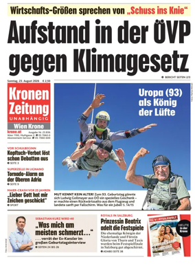 Cover of Kronen Zeitung