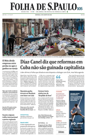 Cover of Folha de S.Paulo