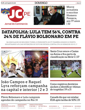 Cover of Jornal do Commercio