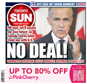 Cover of Toronto Sun