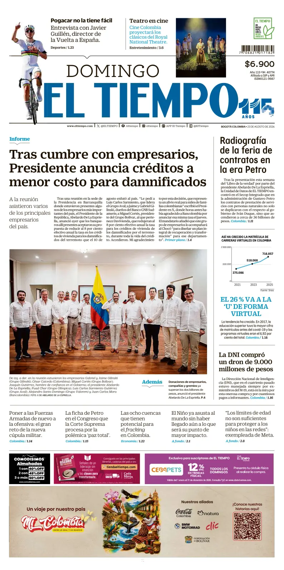 Cover of El Tiempo (Bogota)
