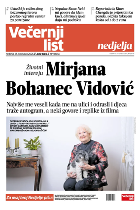 Cover of Vecernji list - Hrvatska