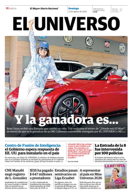 Cover of El Universo