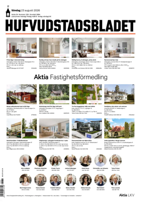 Cover of Hufvudstadsbladet