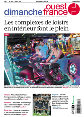 Cover of Dimanche Ouest France (Finistere)