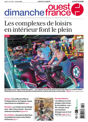 Cover of Dimanche Ouest France (Ille-et-Vilaine)
