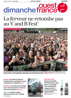 Cover of Dimanche Ouest France (Mayenne)