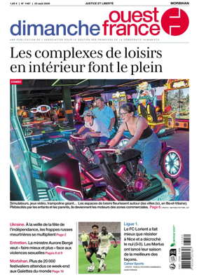 Cover of Dimanche Ouest France (Morbihan)