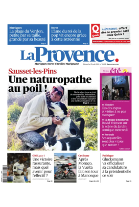 Cover of La Provence Martigues-Istres-Vitrolles-Marignane