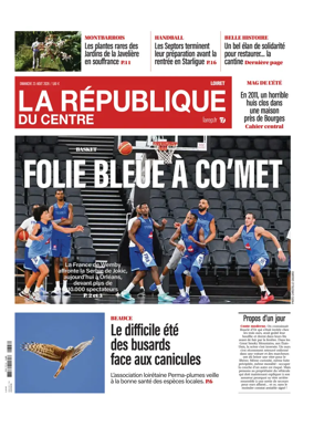 Cover of La Republique du Centre (Orleans - Loiret))