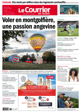 Cover of Le Courrier de l’Ouest (Angers)
