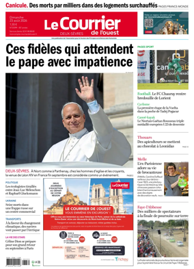Cover of Le Courrier de l’Ouest (Deux-Sevres)