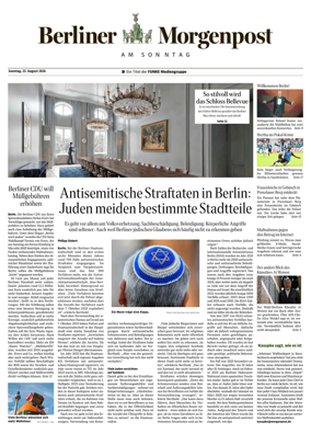 Cover of Berliner Morgenpost am Sonntag