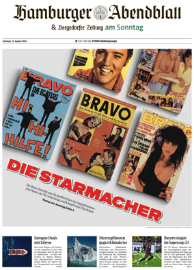 Cover of Hamburger Abendblatt am Sonntag