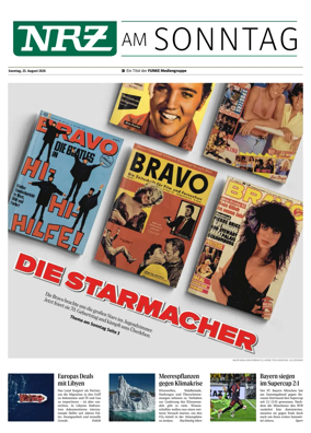 Cover of Neue Rhein Zeitung (NRZ am Sonntag)