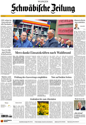 Cover of Schwabische Zeitung (Wangen)