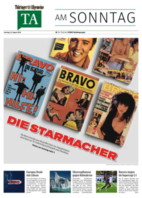 Cover of Thuringer Allgemeine (TA am Sonntag)