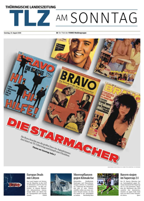 Cover of Thuringische Landeszeitung (TLZ am Sonntag)