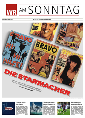 Cover of Westfalische Rundschau (WR am Sonntag)