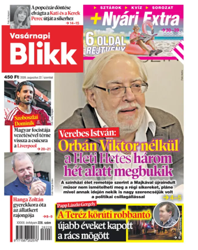 Cover of Vasarnapi Blikk