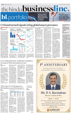 Cover of BusinessLine (Mumbai)