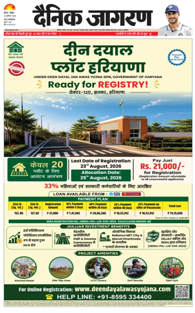 Cover of Dainik Jagran Hisar