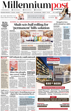 Cover of Millennium Post (Kolkata)