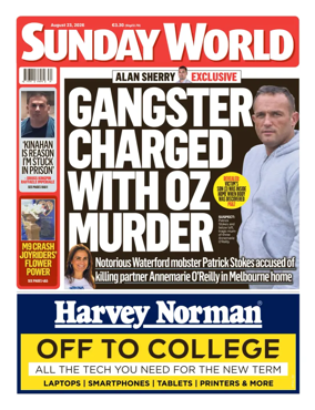 Cover of Sunday World (Ireland)