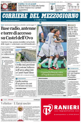 Cover of Corriere del Mezzogiorno (Campania)