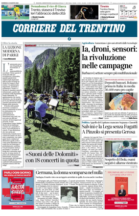 Cover of Corriere del Trentino