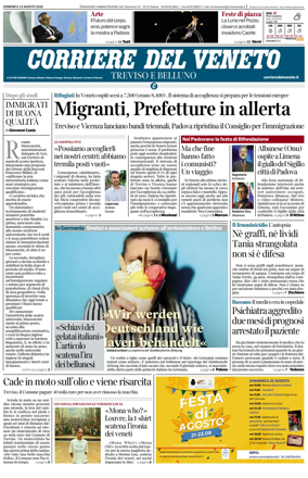 Cover of Corriere del Veneto (Treviso e Belluno)