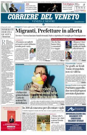 Cover of Corriere del Veneto (Venezia e Mestre)