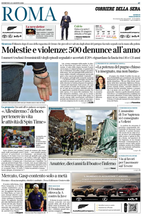 Cover of Corriere della Sera (Roma)