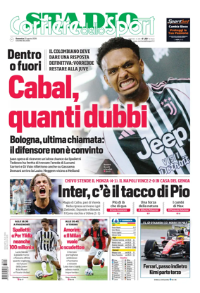 Cover of Corriere dello Sport Stadio (Bologna)