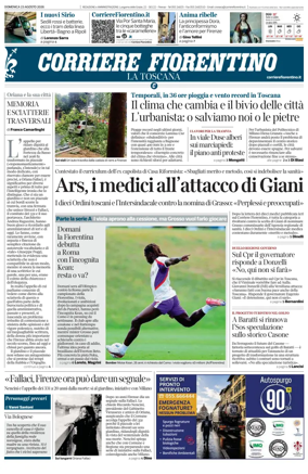 Cover of Corriere Fiorentino