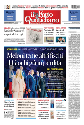Cover of Il Fatto Quotidiano