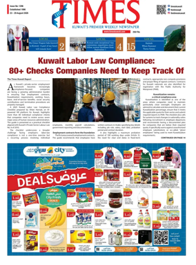 Cover of The Times Kuwait
