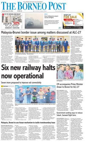Cover of The Borneo Post (Sabah)