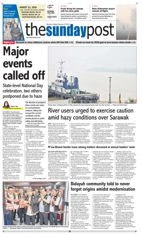 Cover of The Borneo Post (Sarawak)