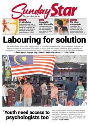 Cover of The Star Malaysia