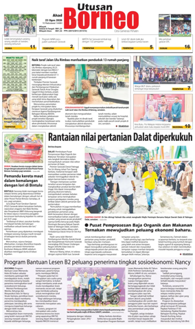 Cover of Utusan Borneo (Sarawak)