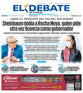 Cover of El Debate de Culiacan