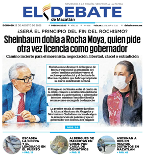 Cover of El Debate de Mazatlan